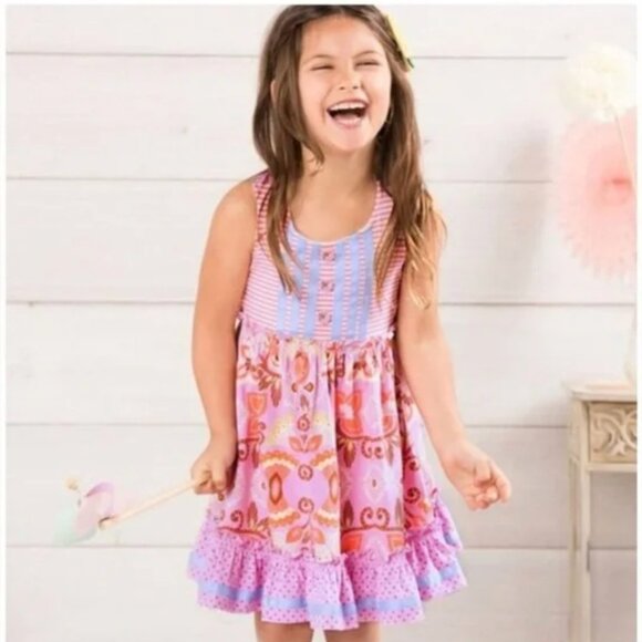 Matilda Jane Gimme S'more Dress Size 6 From The Adventure Begins - Picture 1 of 4